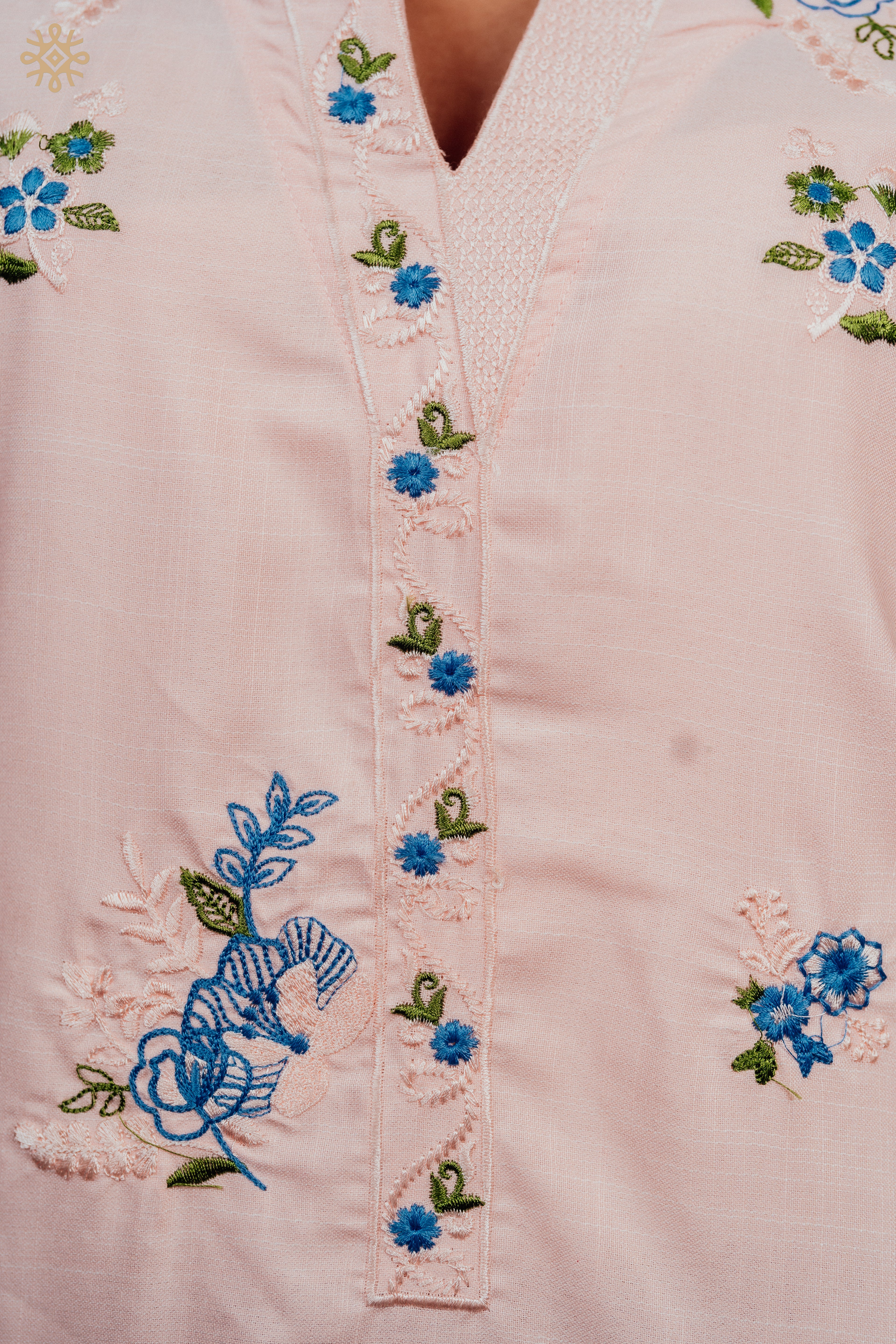 The Rose Quartz Floral Tunic