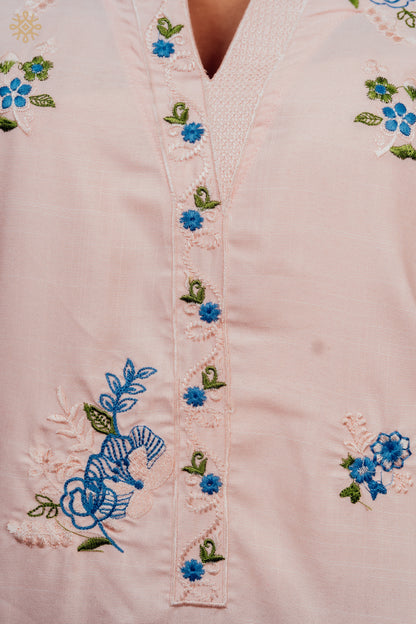 The Rose Quartz Floral Tunic
