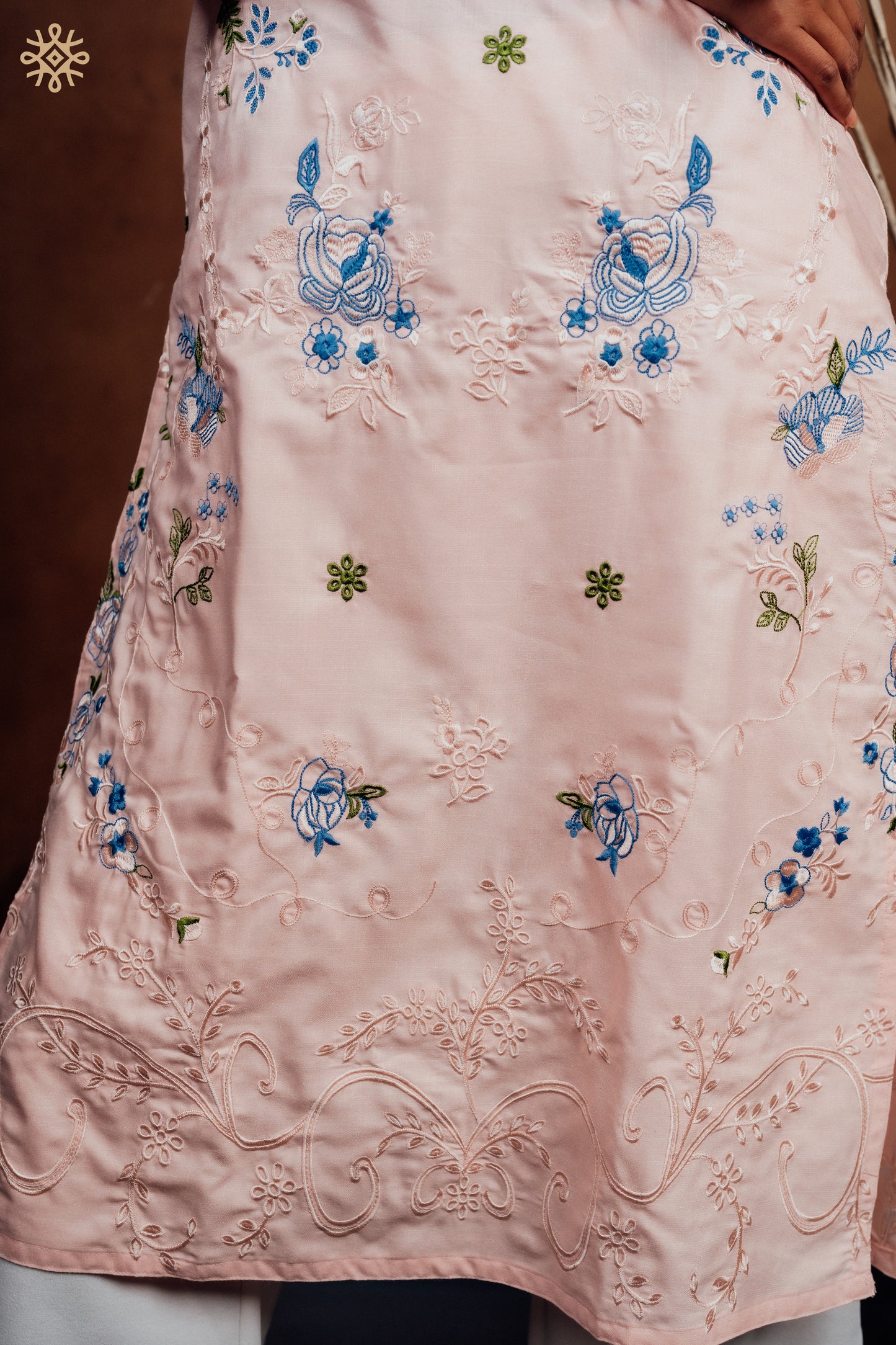 The Rose Quartz Floral Tunic
